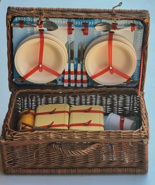 Cesto Picnic Vintage in vimini