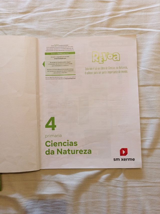 Ciencias da Natureza. 4 Primaria. Revoa