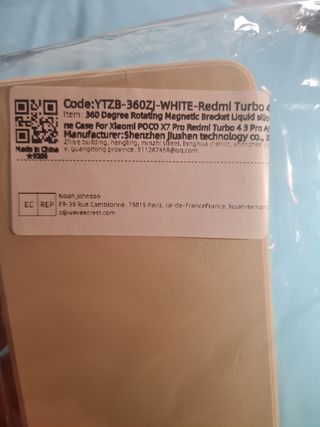 Custodia Xiaomi Redmi 4 Turbo/POCO X7