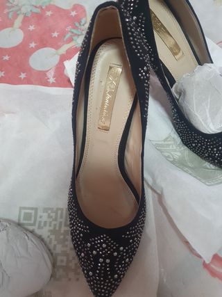 Zapatos fiesta negros talla 41