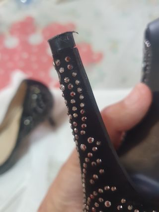 Zapatos fiesta negros talla 41