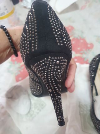 Zapatos fiesta negros talla 41