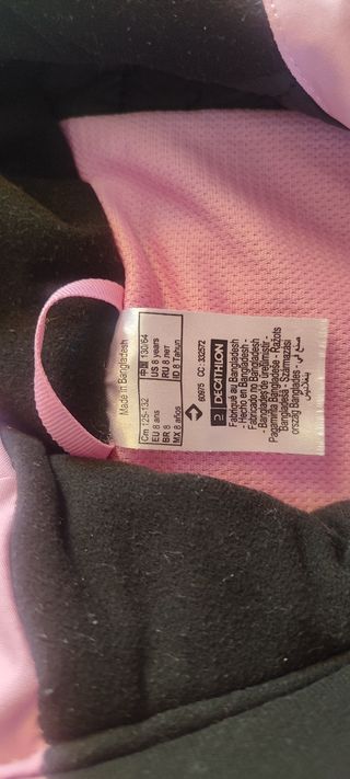 Chaqueta y pantalon esquiar niña 8 años y botas
