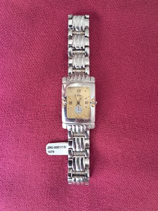 Reloj Jaguar dorado y plateado