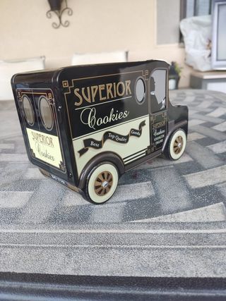 Caja metal vintage Furgoneta