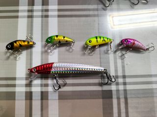 5 Señuelos Pesca: Princess M GX Wobblers