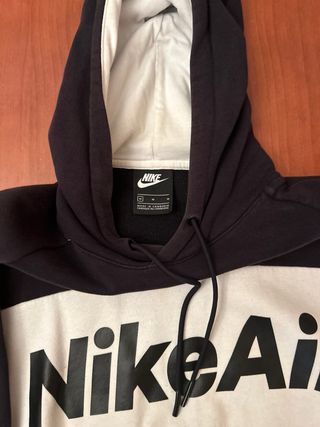 Sudadera Nike Air negra y blanca