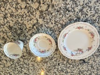 Xícara e pires Capricórnio