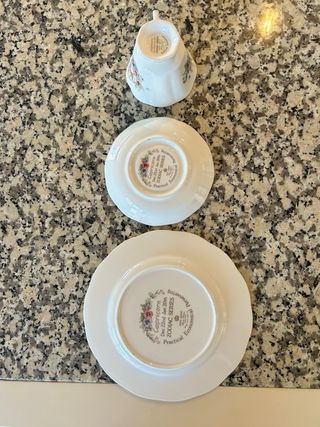 Xícara e pires Capricórnio