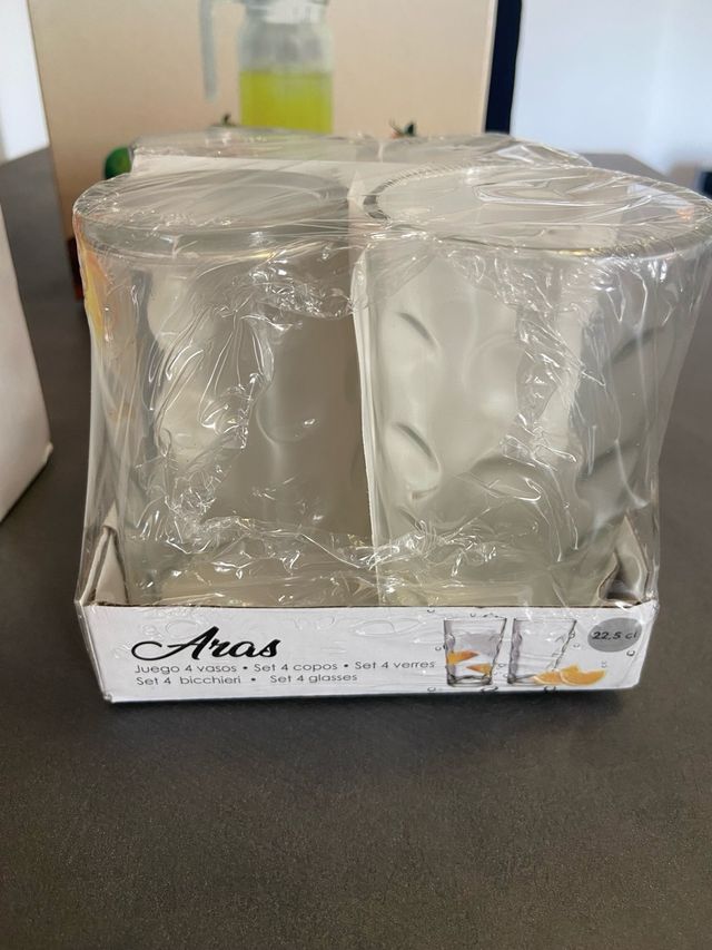 Set Bibita: Brocca 1L + 4 Bicchieri 225ml