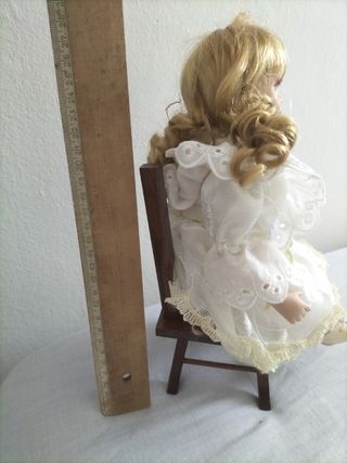 Muñeca porcelana antigua juguete antiguo