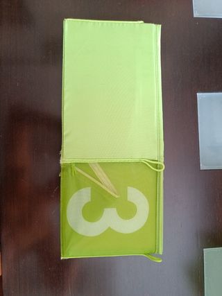 3 Cajas almacenaje infantil. Plegables