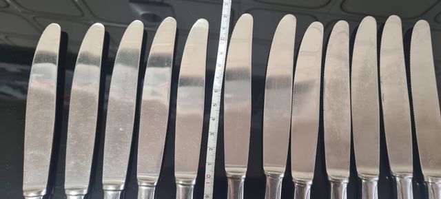 Cuchillos de acero inoxidable- 12 piezas