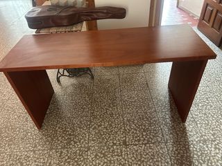 Escritorio madera maciza marrón