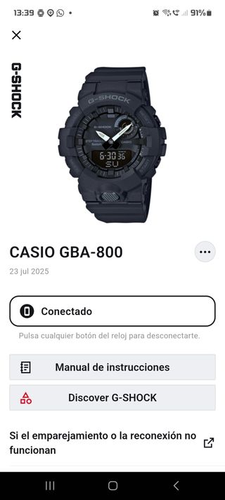 Casio G-SHOCK GBA-800 - Reloj Deportivo