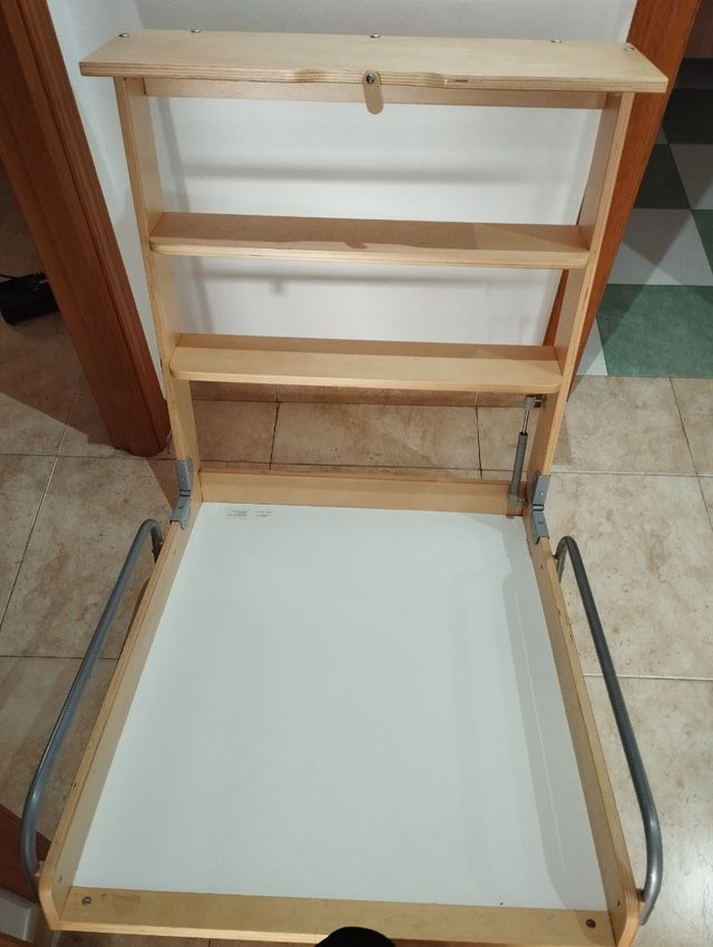 Mueble cambiador pared infantil