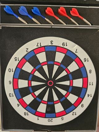 Tablero Ajedrez Metálico Plegable+ Diana dardos