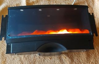 Simulador de Chimenea fuego leña carbón