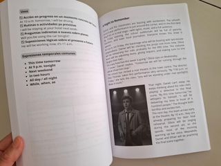 Historias cortas en inglés, gramática, ejercicios 