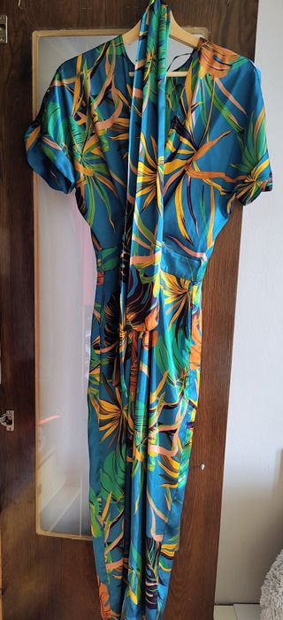 Mono Zara estampado flores