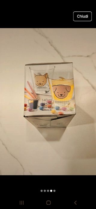 Bicchieri Leonardo - Set cane + gatto