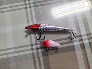 Señuelos Pesca: Minnow 10g & Crankbait 3.8g