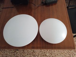 2 Lamparas techo LED blancas
