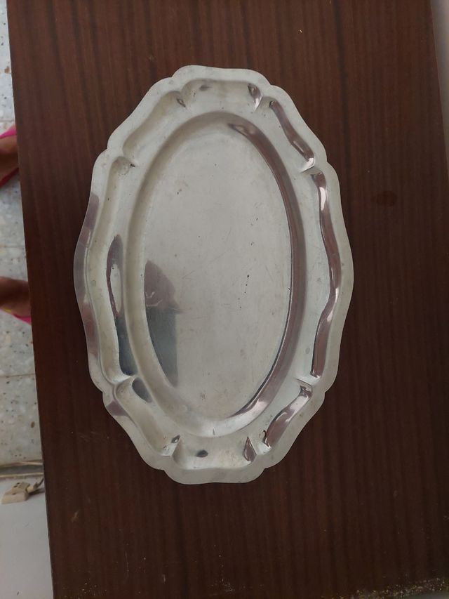 2 Bandejas Acero Inoxidable vintage