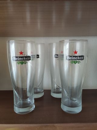 4 Vasos Heineken - Cristales