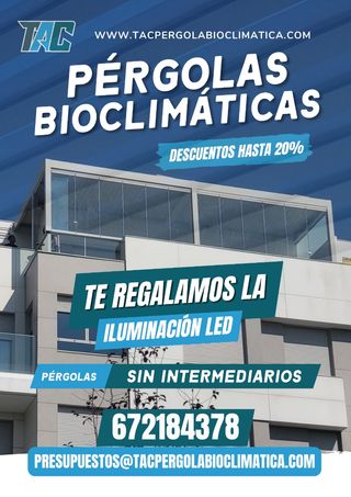 Pérgola Bioclimática TAC - 20% DTO