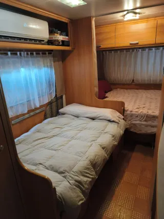 Caravana fija en camping valle de iruelas
