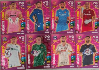 8 Cromos Guantes de Oro Adrenalyn XL