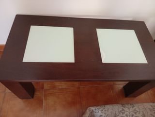 Mesa centro madera marrón