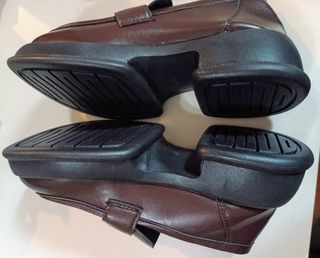 Zapatos Tacon Británico Marrón