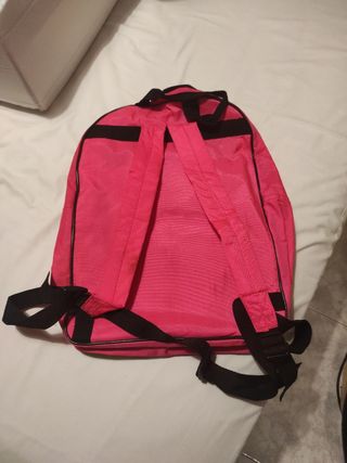 Mochila Vintage con reloj Orient - Verde y Rosa