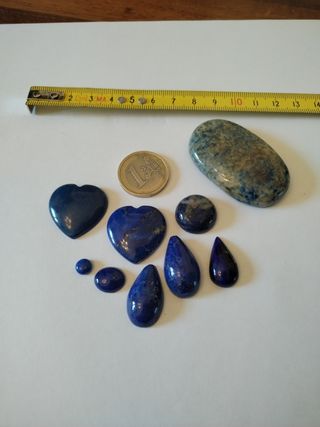 9 Pietre Lapislazzuli: Vari Colori e Taglie
