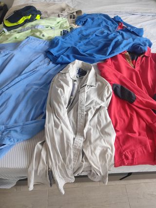 Lote ropa hombre Massimo Dutti, Ralph Lauren, Spri
