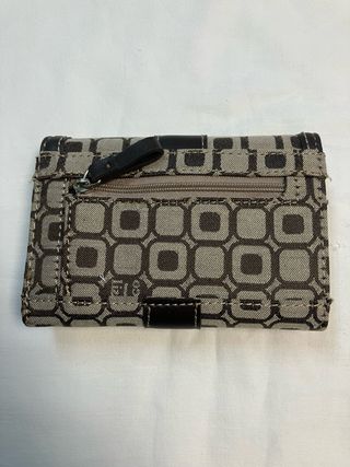 Monedero Liz & Co. beige y marrón