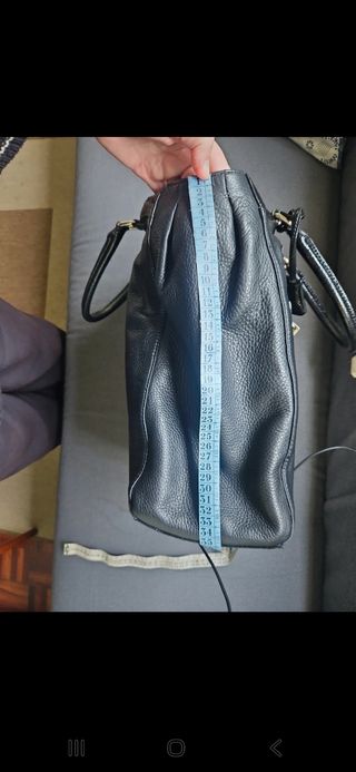 Bolso negro piel - Grande