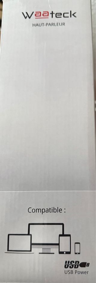 Altavoces Waateck con luz multicolor