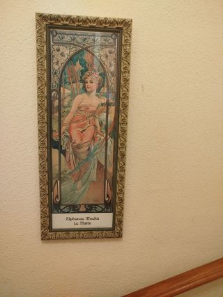 Cuadro Alphonse Mucha - Le Matin