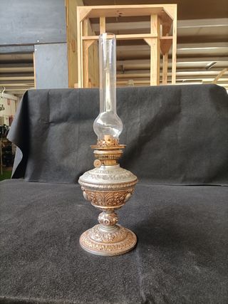 Lampada a olio francese antica Quinqué