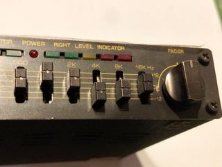 Ecualizador gráfico booster Bandridge vintage 80's
