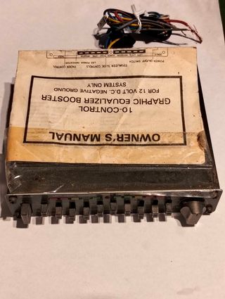 Ecualizador gráfico booster Bandridge vintage 80's