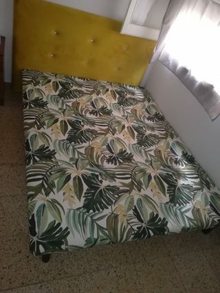 Somier y cabecero cama 60€ por los 2
