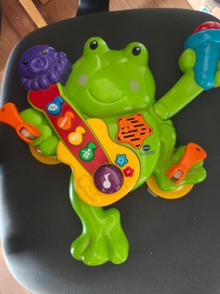 Rana VTech musical juguete bebe