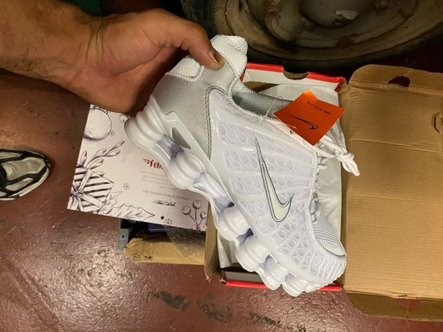 Sapatilhas Nike Shox 44 brancas