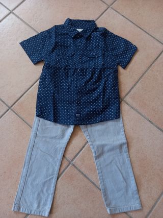 Completo elegante  bimbo 3-4 anni