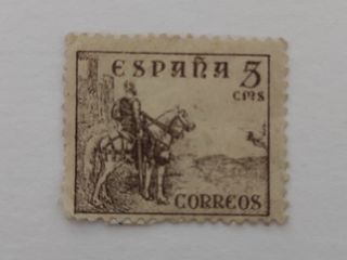 Sello España 5 céntimos de 1937
