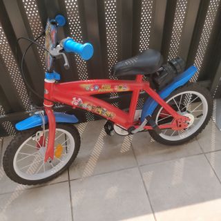 Bicicleta Paw Patrol infantil